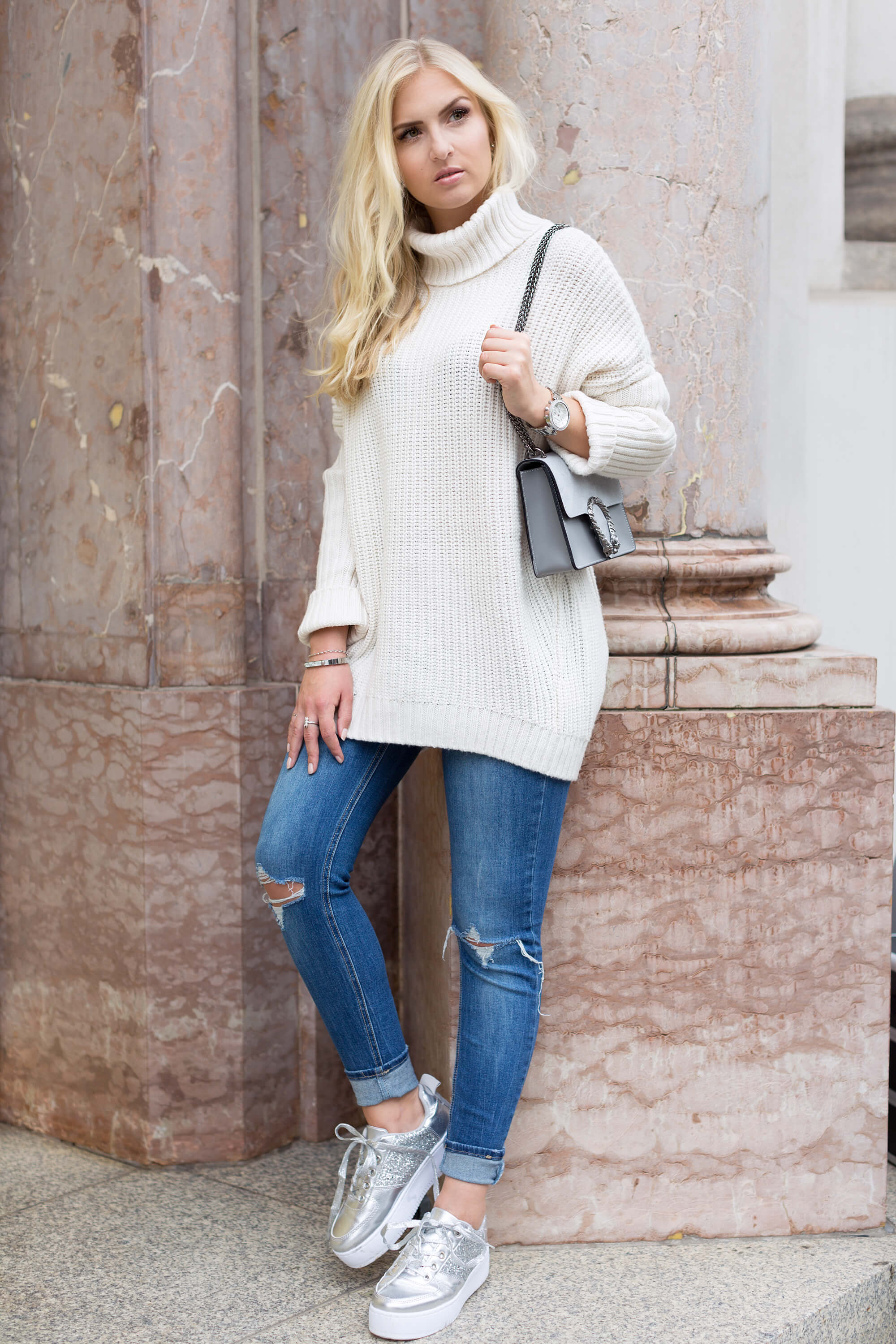 Strick Pullover Oversize Outfit Fashion Mode Blog Katefully